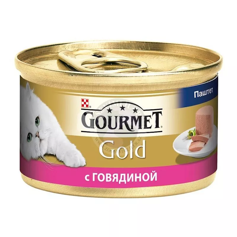 Purina Gourmet Gold Pate with Beef, 85 гр