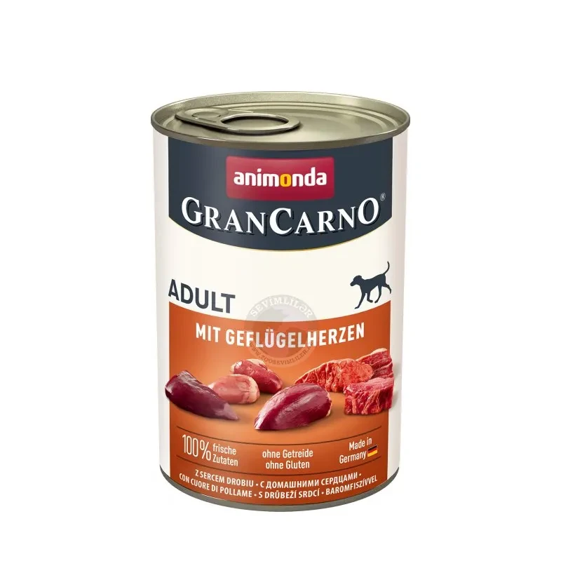 Animonda Gran Carno Adult; with chicken heart, 400 gr