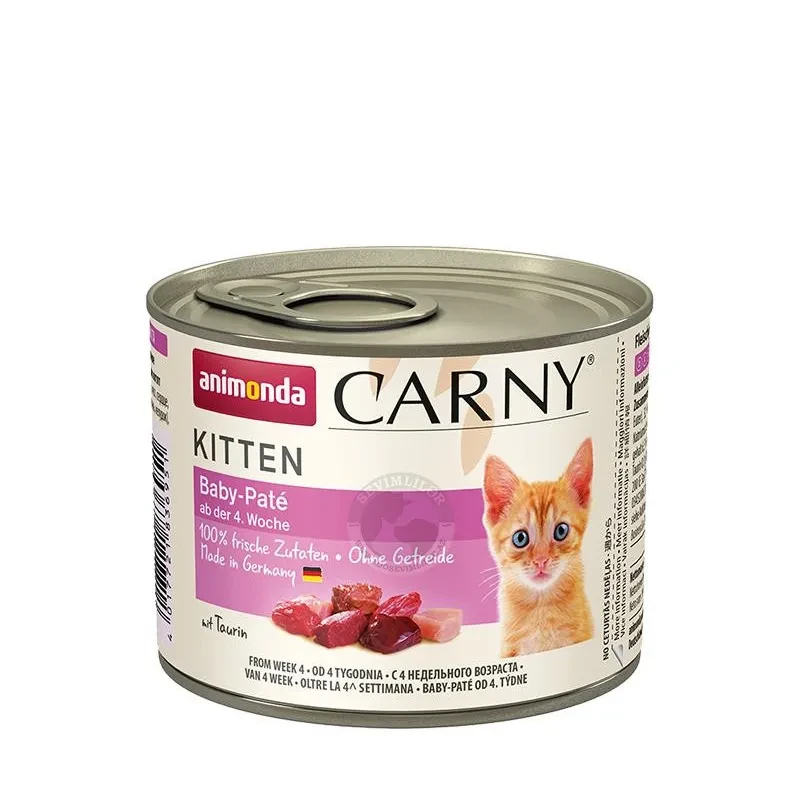 Animonda Carny Kitten; Baby Pate, с говядиной, 200 гр