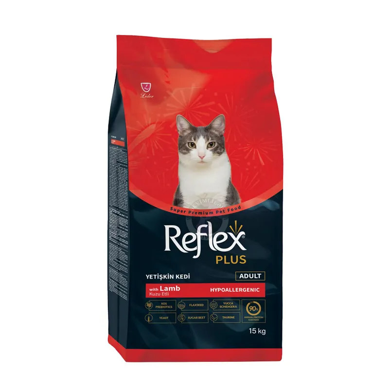 Reflex Plus Adult; with lamb and rice, 1 kg-15 kg