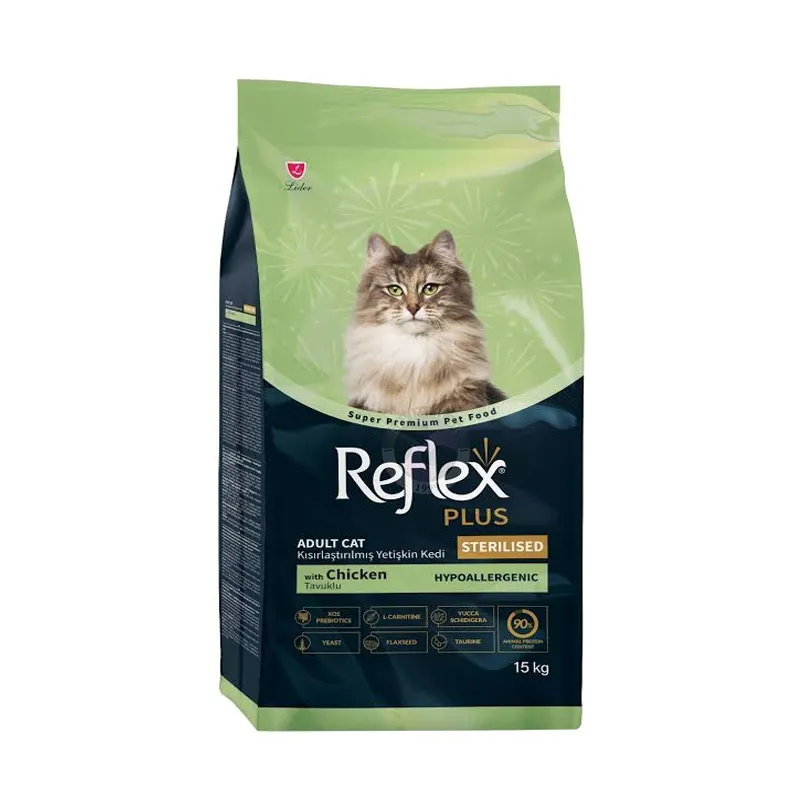 Reflex Plus Sterilised Adult; с курицей, 1 кг-15 кг