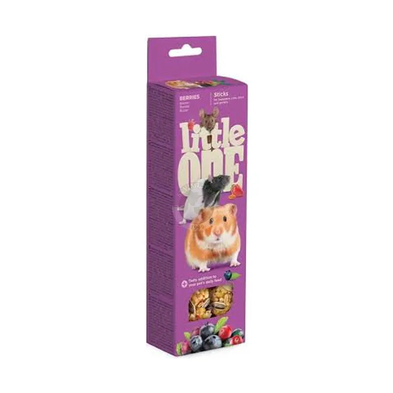 Little One. Палочки для хомяков, крыс, мышей и песчанок с ягодами