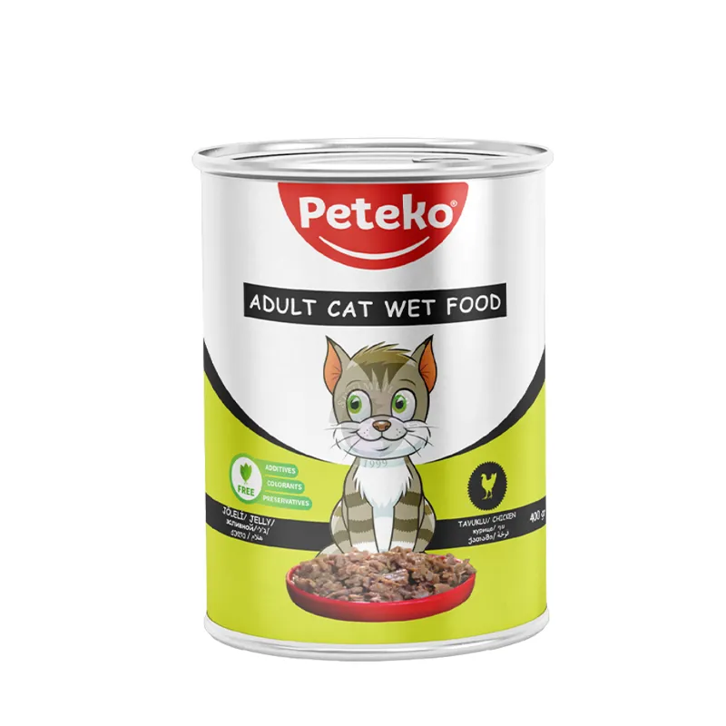 Peteko Adult Cat; with chicken in jelly, 400 gr