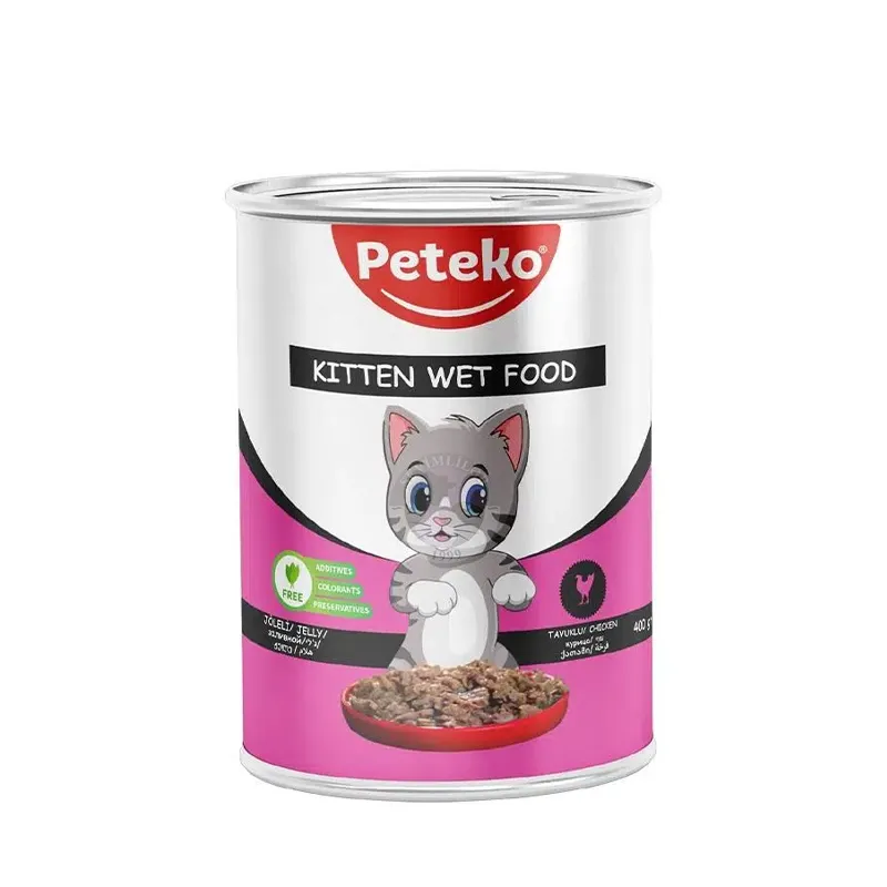 Peteko Kitten; with chicken in jelly, 400 gr
