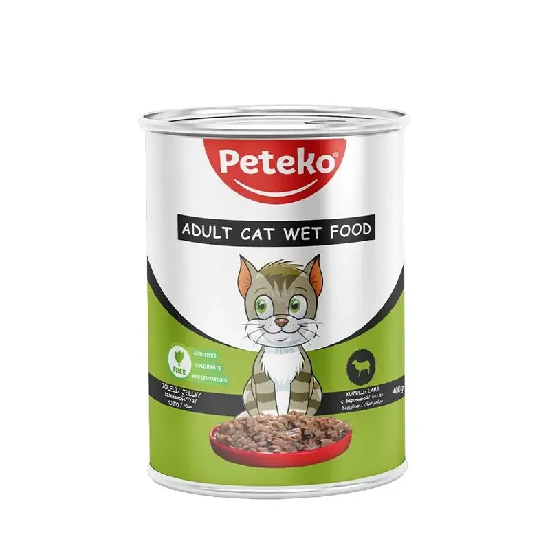 Peteko Adult Cat; with lamb in jelly, 400 gr