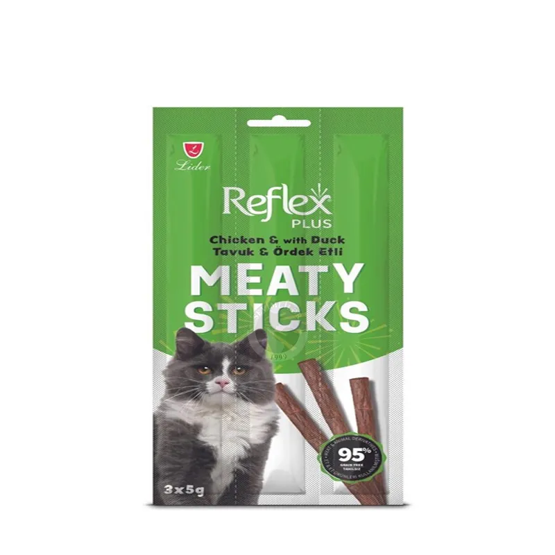 Reflex Plus Mini Sticks; с курицей и уткой, 3 шт