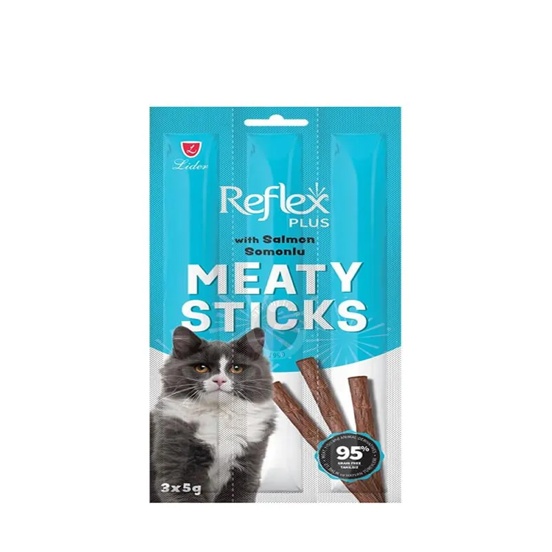 Reflex Plus Mini Sticks; с лососем, 3 шт