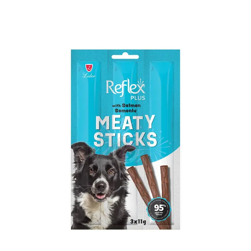 Reflex Plus Mini Sticks; с лососем, 3 шт