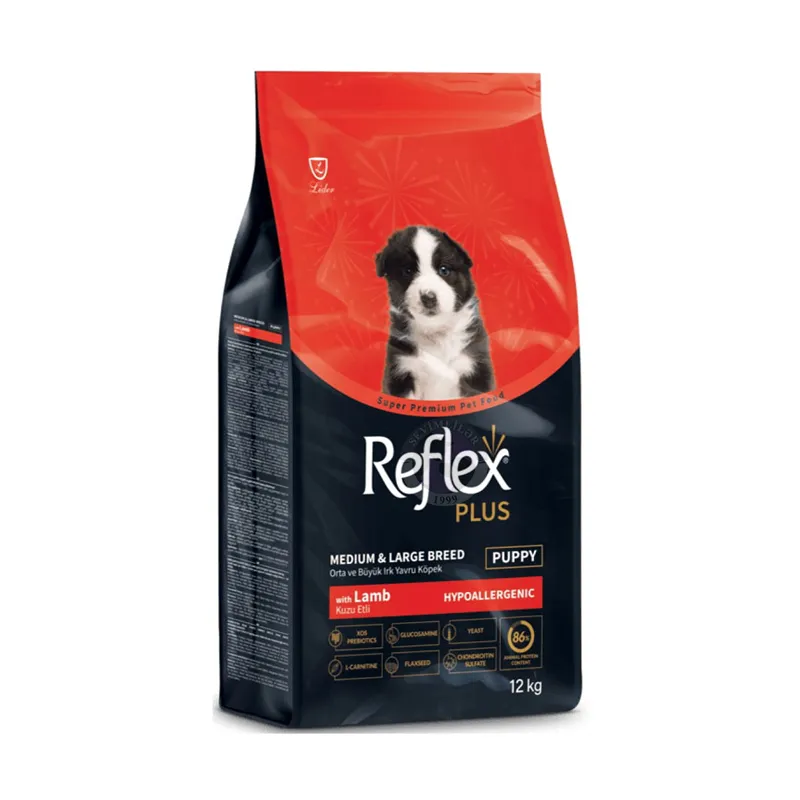 Reflex Plus Medium/Large Puppy; with lamb and rice